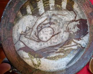 Paul Soldner Studio Pottery Charger