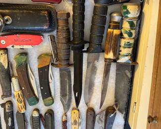 All types of knives