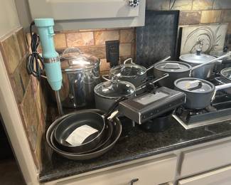 All Clad, Cuisinart and other cookware