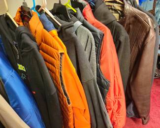 Men's jackets and vests L and XL