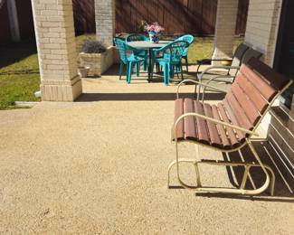 Chair and a half glider 