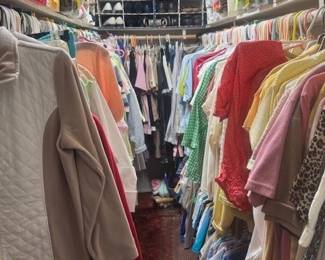 Women's Clothing New and Gently used. Small and Medium. Shoes size 7