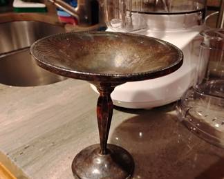 WEIGHTED STERLING SILVER COMPOTE