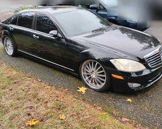 AS IS 2007 Mercedes S500.  Bidding to close tonight on our company bidding site.  425-776-6716.  Starts at $3000.  There is also a buy it now price