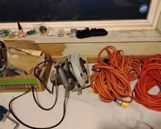 Extension cords and some power tools
