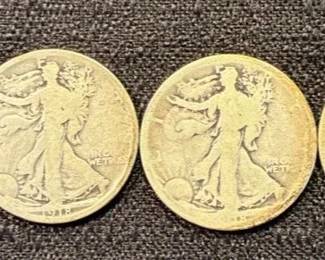 1900s Walking Liberty Half Dollar Collection
