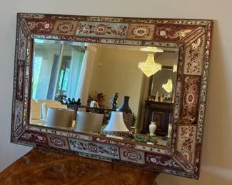 Peru Hand Painted Mirror