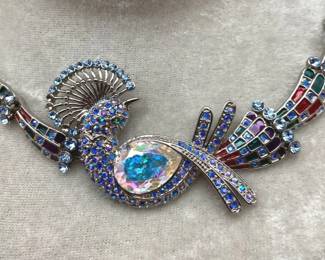 Peacock Delicate Marquise Necklace Sets