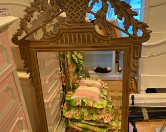 Unique 60" tall, Wooden Mirror