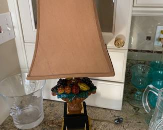 Vintage Fruit Lamp