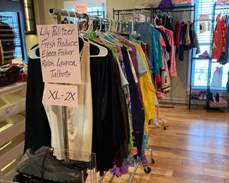 Lilly Pulitzer, Fresh Produce, Eileen Fisher,Ralph Lauren and Talbots Clothing. Sizes XL - 2XL