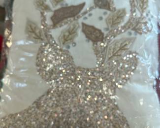 McKenzie Childs Holiday Pillow