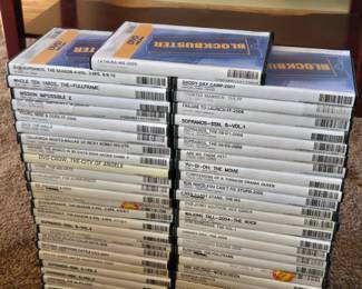 TONS Of Vintage Blockbuster DVD's With Cases