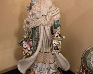 Fitz & Floyd Forest Frost Gregorian Collection Large Santa 