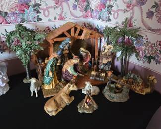 Porcelain Nativity Set