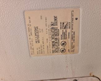 #82	Floor freezer white Westinghouse (works) 	 $150.00 
