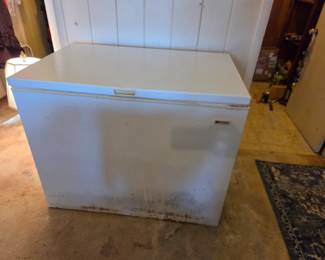#82	Floor freezer white Westinghouse (works) 	 $150.00 
