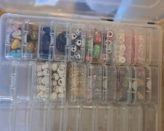 #84	30 containers with beads	 $40.00 

