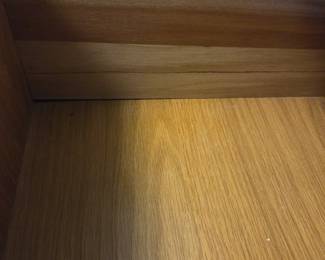 #22	Thomasville Chest of 4 drawers w/2 doors & shelves - 41x19x61 - One handle inside needs repair)	 $125.00 
