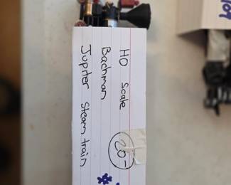 #112	HO scale Bachmann Jupiter steam train	 $20.00 
