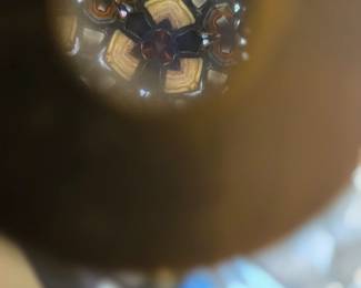 #119	Vintage brass spinning Kaleidoscope 4 glass patterns	 $35.00 
