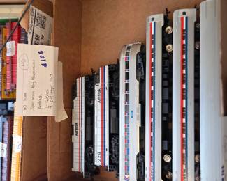 #108	HO scale Spectrum by Bachmann Amtrack set 2-engines 4-passenger cars	 $40.00 
