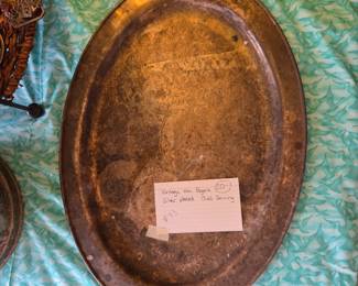 #43	Vintage Wm Rogers silver plated Oval Serving 	 $20.00 
