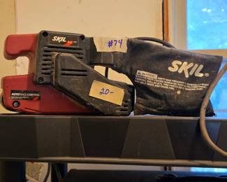 #74	Skil belt sander	 $20.00 
