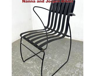 Lot 244 Unique Iron Chair in the manner of Nanna and Jorgen Ditzel