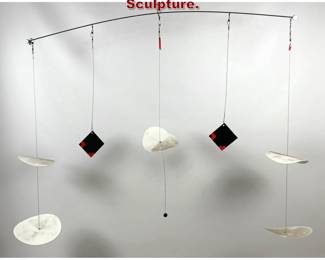 Lot 224 Modernist Hanging Mobile Sculpture. 