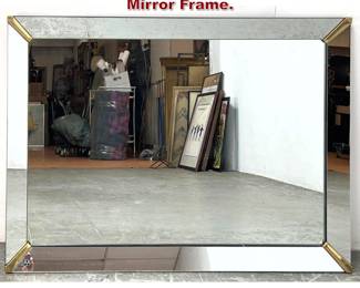 Lot 468 Large 60s Wall Mirror with Mirror Frame. 