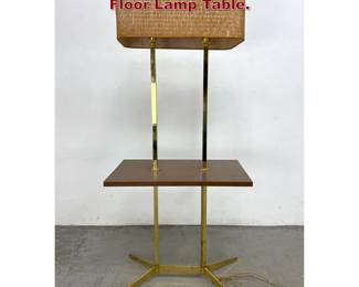 Lot 154 Gerald Thurston Style Modernist Floor Lamp Table. 