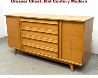 Lot 512 Vintage Baumritter Birchcraft Long Dresser Chest. Mid Century Modern 