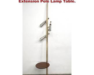 Lot 183 RAYMOND LOEWY Stiffel Futura Extension Pole Lamp Table.