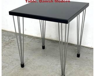 Lot 263 Small Fritz Hansen Pin Age Side Table. Danish Modern 