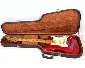 Lot 387 Stratocaster Squire Electric Guitar. 