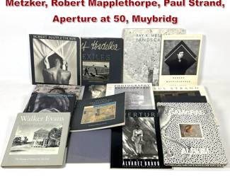 Lot 950 15pcs Art Photography Books, Ray Metzker, Robert Mapplethorpe, Paul Strand, Aperture at 50, Muybridg