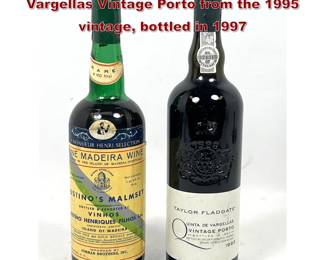 Lot 961 2 Bottles. Taylor Fladgate Quinta de Vargellas Vintage Porto from the 1995 vintage, bottled in 1997 
