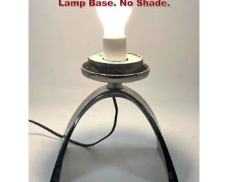 Lot 646 Laurel Lamp Mfg Co. Arch Table Lamp Base. No Shade. 