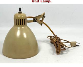 Lot 744 Rare George Nelson CSS STEEL Wall Unit Lamp. 