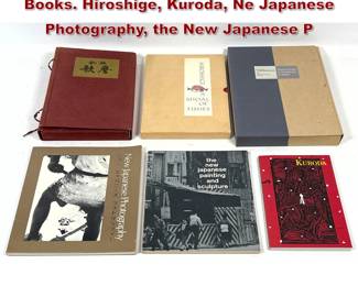 Lot 952 6pc Japanese and Chinese , Art Books. Hiroshige, Kuroda, Ne Japanese Photography, the New Japanese P