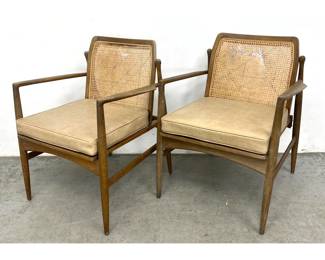 Lot 895 Pair IbKofod Larsen Lounge Chairs. 