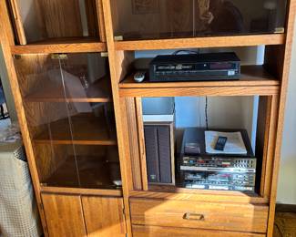 Vintage entertainment center