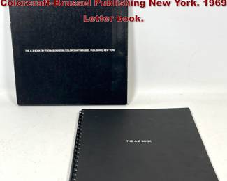Lot 1346 The AZ Book by Thomas Ockerse. ColorcraftBrussel Publishing New York. 1969 Letter book.