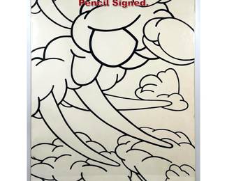 Lot 1159 Bolles 74 Graffiti Art. Pencil Signed.