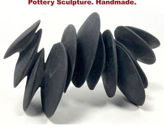 Lot 1248 John Costanza Studio Stoneware Pottery Sculpture. Handmade.