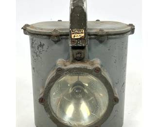 Lot 1590 U.S. Navy Battle Lantern.