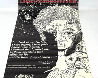 Lot 1186 Lynda Marshall Comsat Urban League Conference Poster.