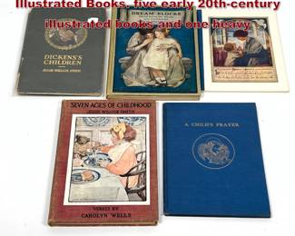 Lot 1446 5pcs Jessie Wilcox Smith Illustrated Books. five early 20thcentury illustrated books and one heavy