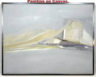 Lot 1152 Vera Redmond Abstract Modern Painting on Canvas.